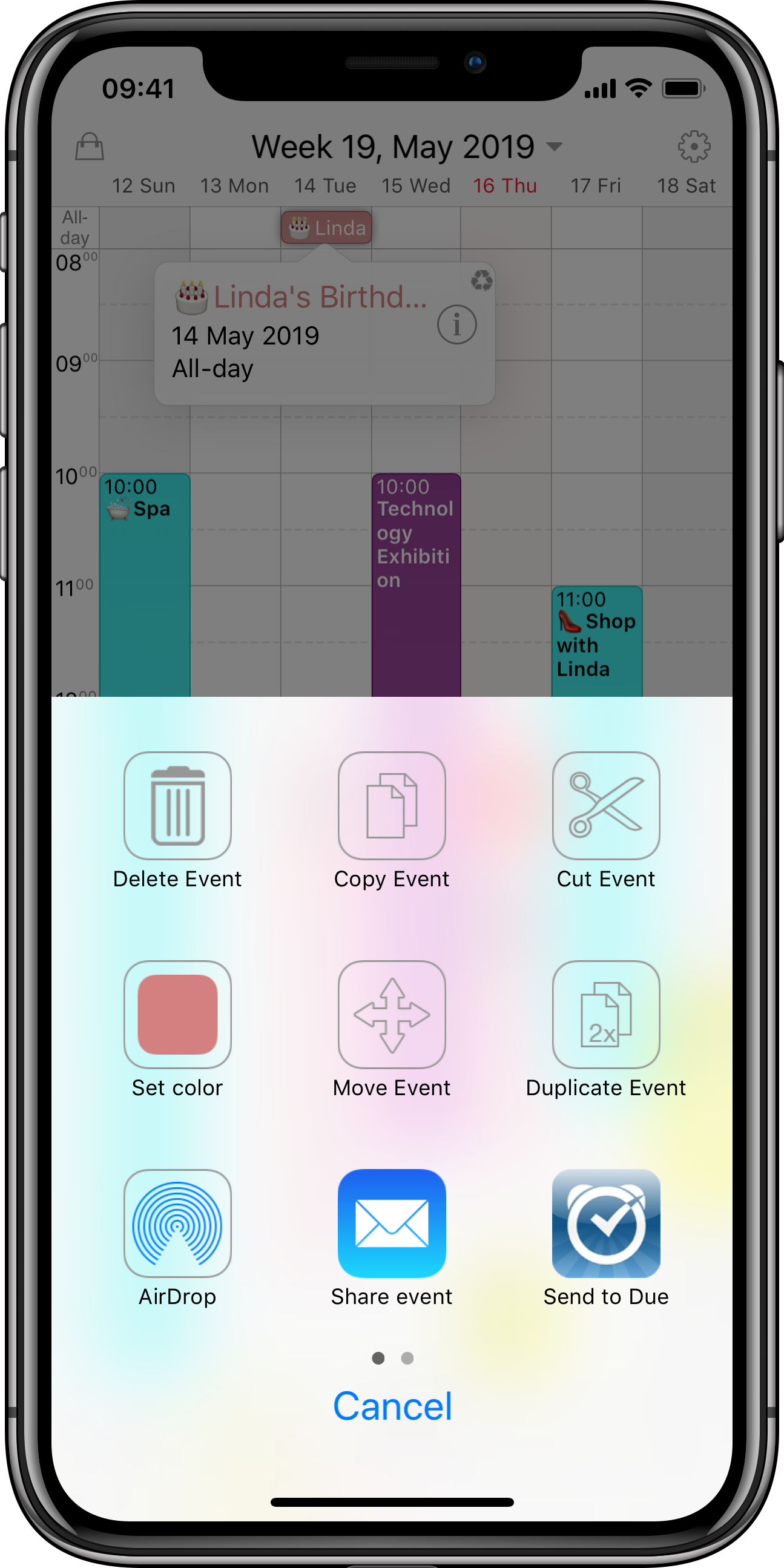 Weekcal Most Powerful Calendar For Iphone Ipad